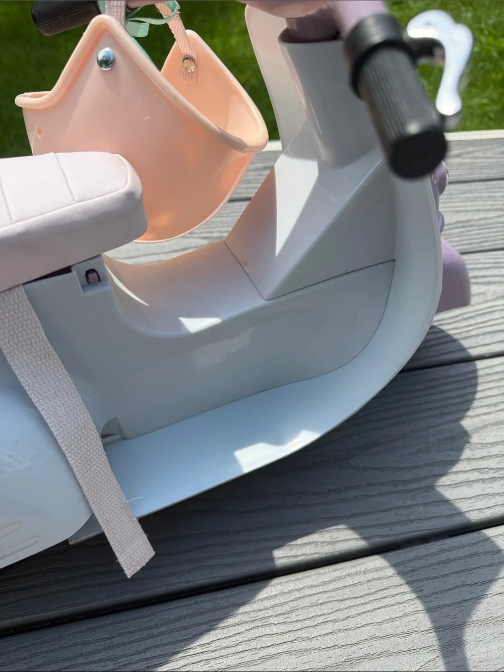 Our Generation Doll Scooter Toy with Pink and Lilac Design and Helmet